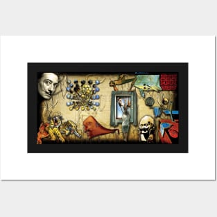 Dali Collage Posters and Art